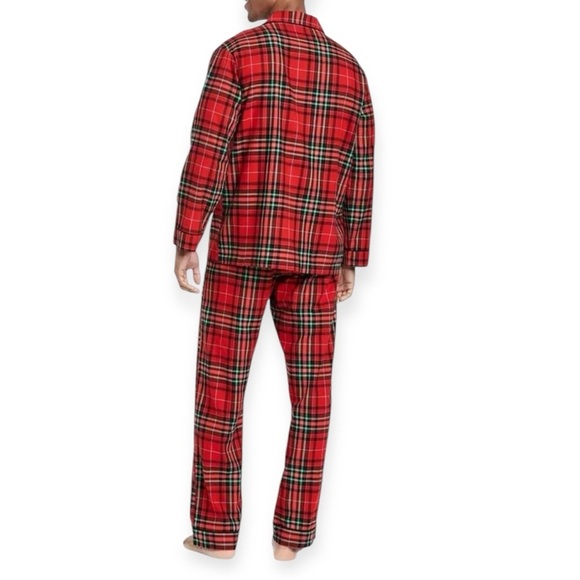 Wondershop Men’s Red Plaid Flannel 3XL Tall Pajama Set - Picture 2 of 4
